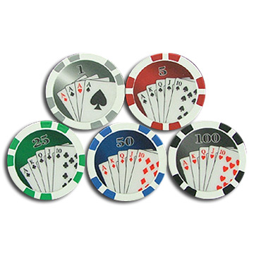 Royal Flush Poker Chips